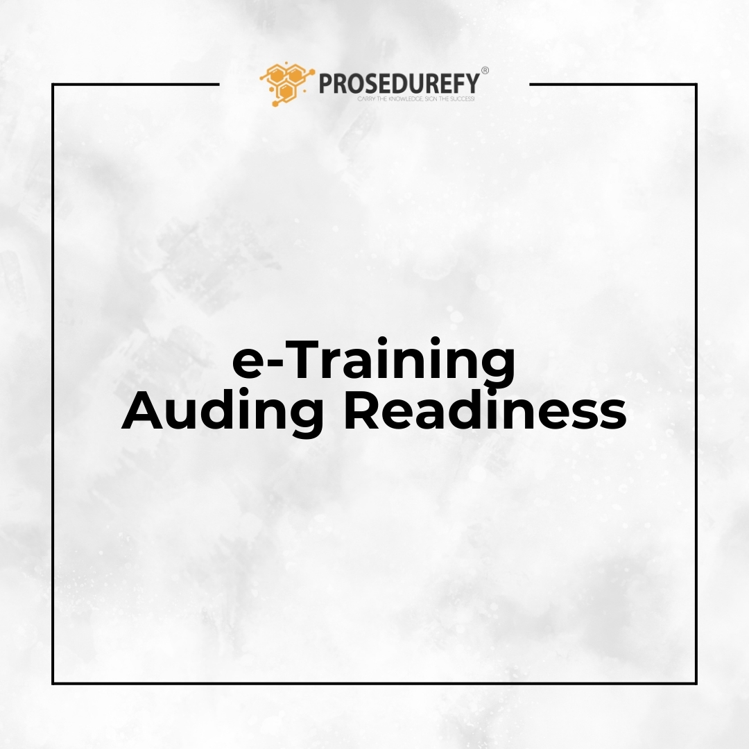e-Training – Audit Readiness
